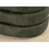Banc coffre rangement velours vert Hope