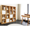 Grande bibliothèque en bois de manguier Josh