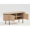 Meuble TV arrondi couleur naturelle Lili