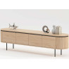 Meuble TV moderne arrondi 4 portes Lili