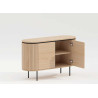 Buffet moderne arrondi 2 portes 120 cm Lili