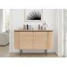 Buffet moderne arrondi 2 portes 120 cm Lili