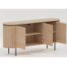 Buffet moderne arrondi 3 portes 160 cm Lili