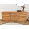 Meuble buffet en bois d'acacia 160 cm Megane