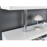 Étagère moderne blanc brillant Nina