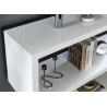 Étagère moderne blanc brillant Nina