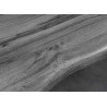 Table de bar en bois aspect chêne sauvage gris Joka