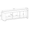 Meuble TV moderne cachemire 168 cm Bari
