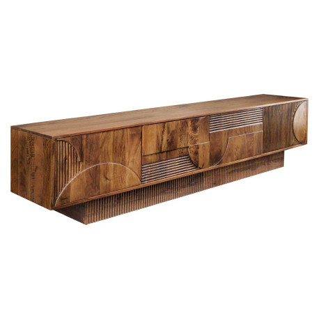 Meuble TV en manguier marron 200 cm Davis