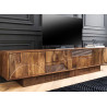 Meuble TV en manguier marron 200 cm Davis