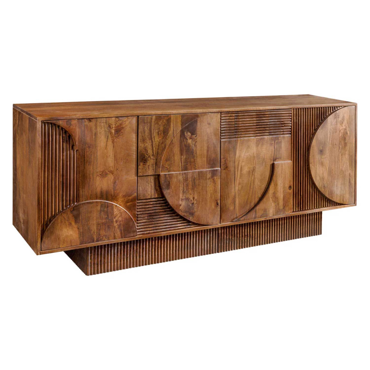 Buffet en bois de manguier marron 170 cm Davis