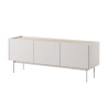 Meuble TV moderne cachemire et chêne 144 cm Color