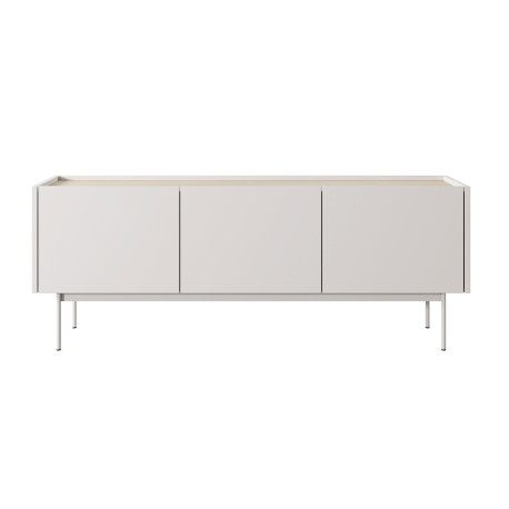 Meuble TV moderne cachemire et chêne 144 cm Color
