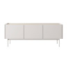 Meuble TV moderne cachemire et chêne 144 cm Color