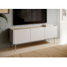 Meuble TV moderne cachemire et chêne 144 cm Color
