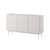 Meuble buffet moderne cachemire et chêne 144 cm Color