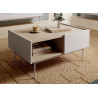 Table basse moderne cachemire et chêne 97 cm Color