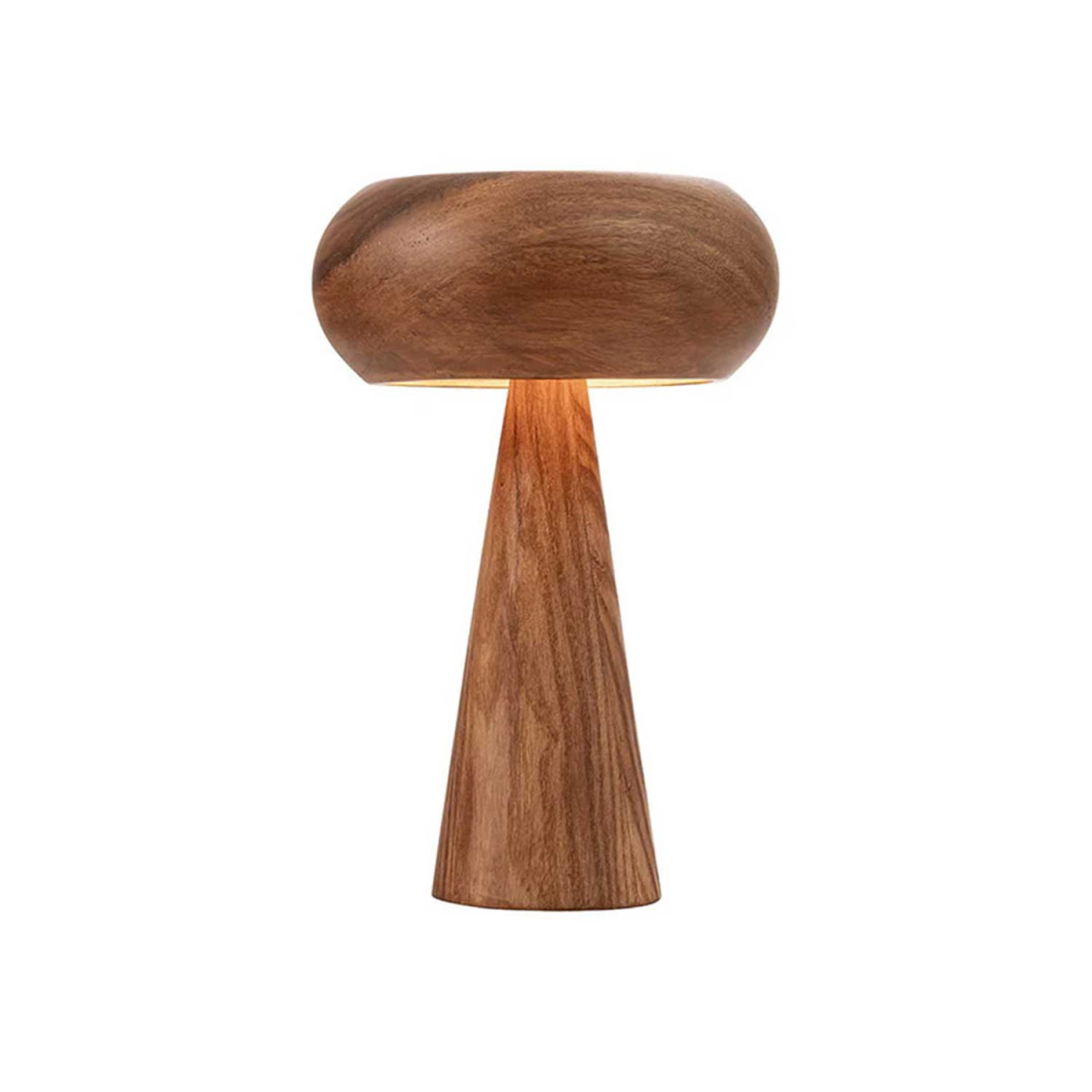 Lampe de table en acacia massif Soluna