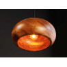 Luminaire suspendu en bois massif Soluna