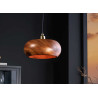 Luminaire suspendu en bois massif Soluna