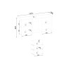 Meuble buffet noyer et cachemire Wrap