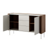 Meuble buffet noyer et cachemire Wrap
