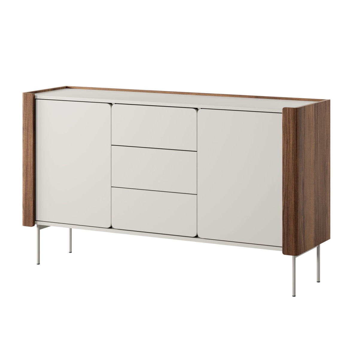 Meuble buffet noyer et cachemire Wrap