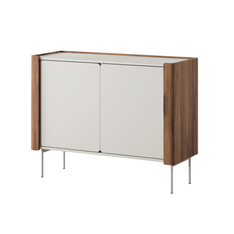 Commode 2 portes noyer et cachemire Wrap