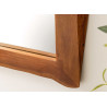Miroir mural rectangulaire en bois d'acacia Laura