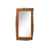 Miroir mural rectangulaire en bois d'acacia Laura