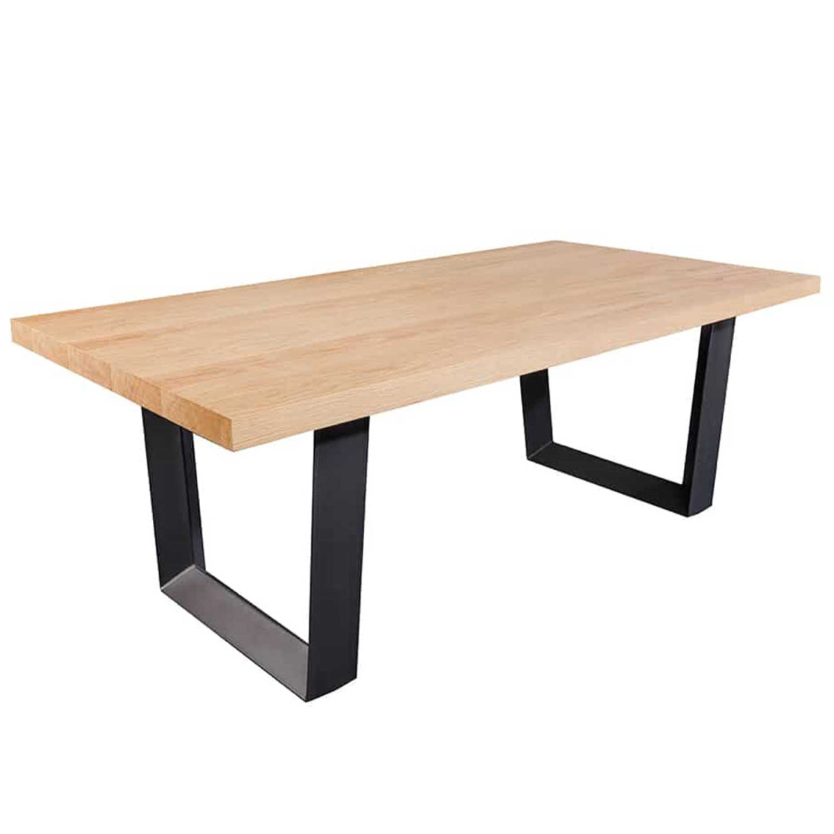 Table à manger aspect chêne 2m10 Anaya