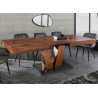 Table à manger extensible en pin Malaya