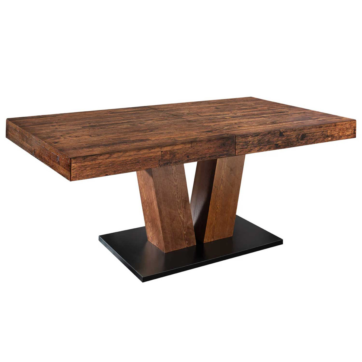 Table à manger extensible en pin Malaya