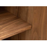 Banc TV moderne 180 cm aspect noyer Irma