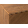 Banc TV moderne 180 cm aspect noyer Irma