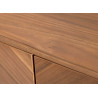 Banc TV moderne 180 cm aspect noyer Irma