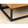 Buffet moderne 180 cm aspect chêne Irma