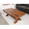 Table basse en pin 110 cm Malaya