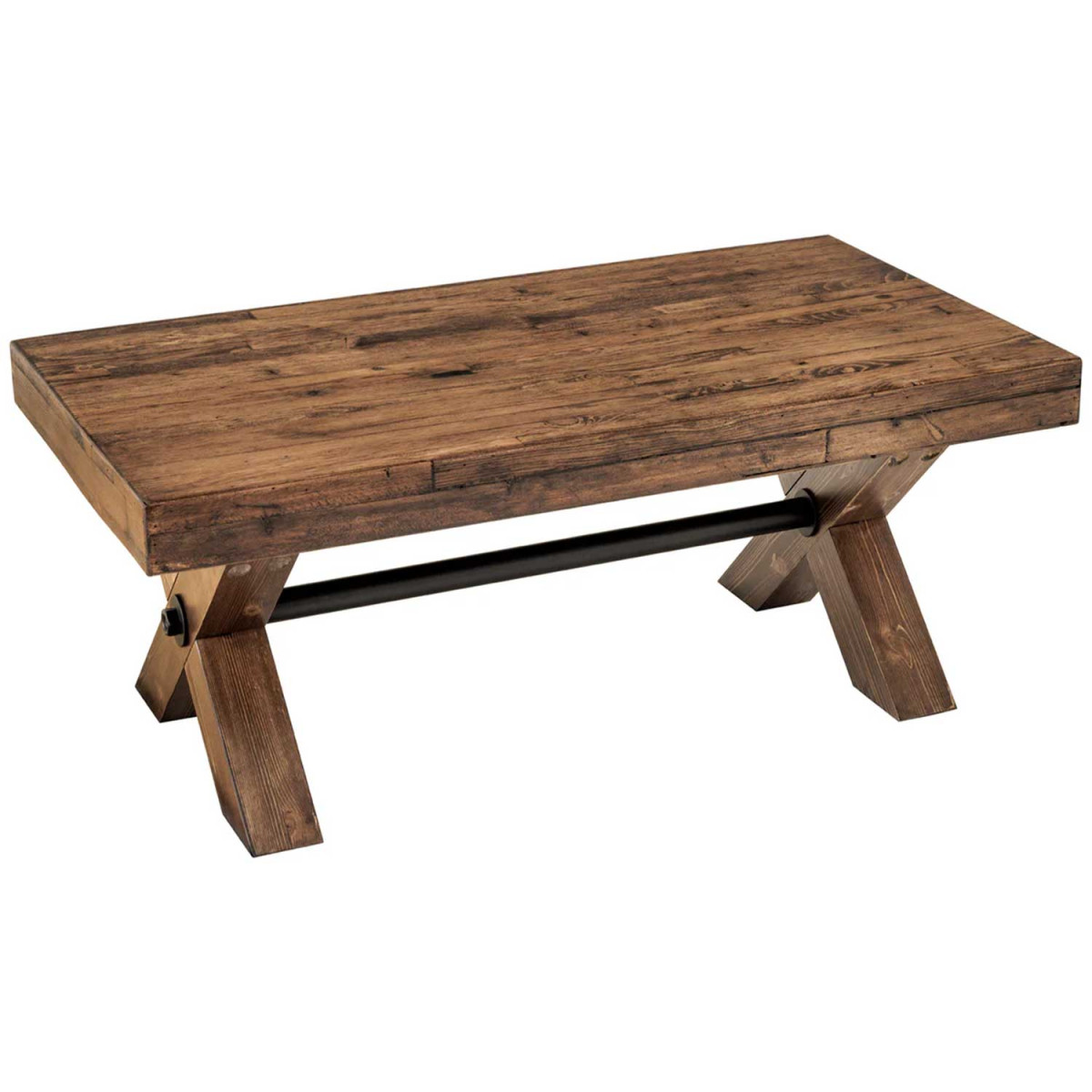 Table basse en pin 110 cm Malaya