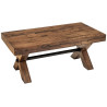 Table basse en pin 110 cm Malaya
