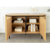 Buffet moderne arrondi 2 portes 120 cm Lili