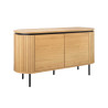 Buffet moderne arrondi 2 portes 120 cm Lili