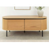 Meuble TV arrondi couleur naturelle Lili