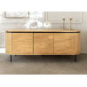 Buffet moderne arrondi 3 portes 160 cm Lili
