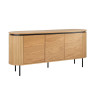 Buffet moderne arrondi 3 portes 160 cm Lili