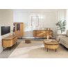 Table basse moderne arrondie 120 cm Lili