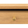 Table basse moderne arrondie 120 cm Lili
