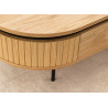 Table basse moderne arrondie 120 cm Lili