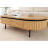 Table basse moderne arrondie 120 cm Lili