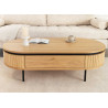 Table basse moderne arrondie 120 cm Lili